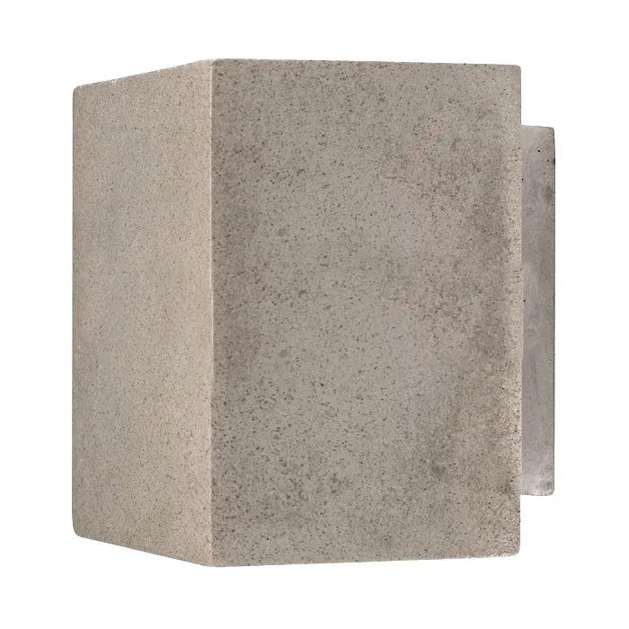 Kinkiet V-TAC Beton G9 LED Kwadrat Jasno IP20 VT-892 - Szary