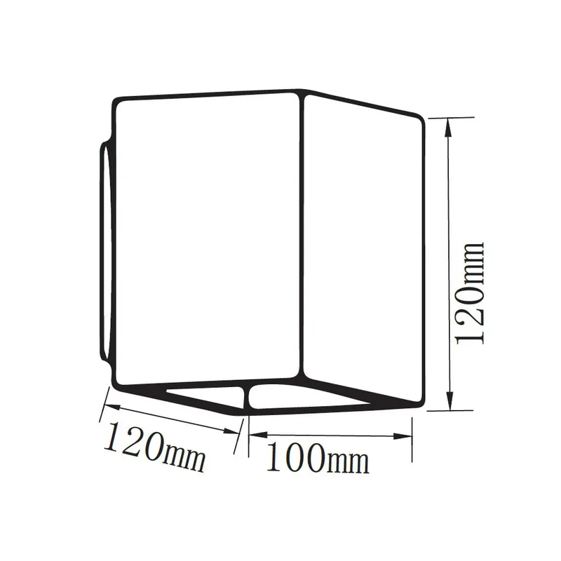 Kinkiet V-TAC Beton G9 LED Kwadrat Jasno IP20 VT-892 - Szary