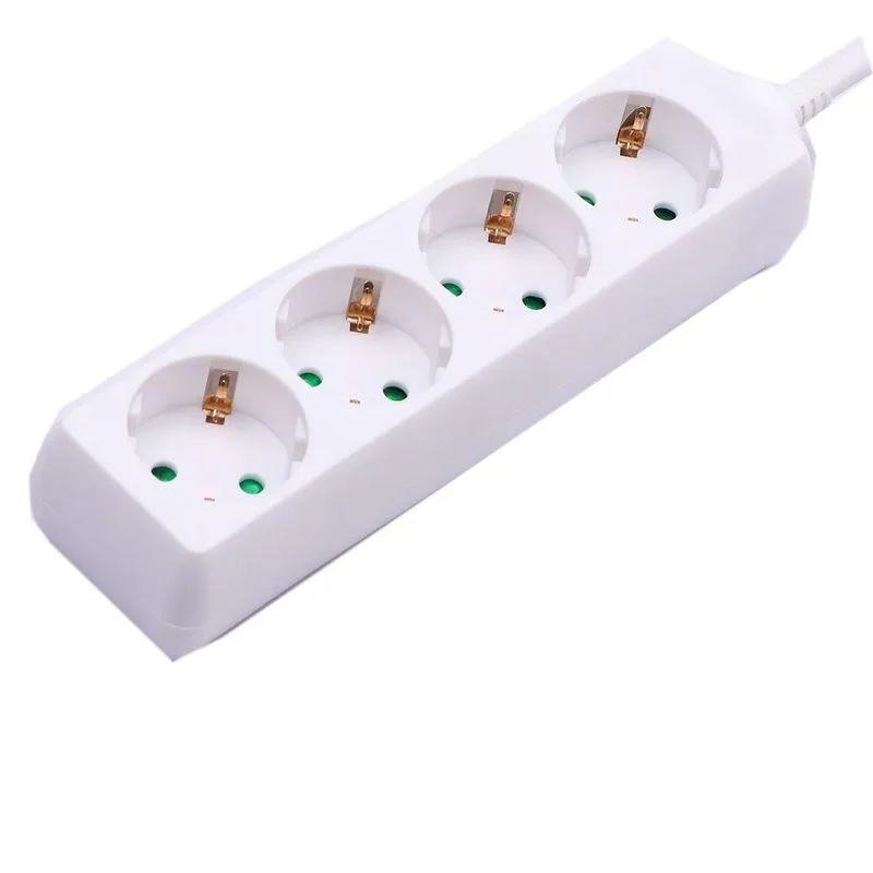 Przedłużacz 4 Gniazda V-TAC (3g 1.5MM2 x 1.5m) VT-1104 - Biały
