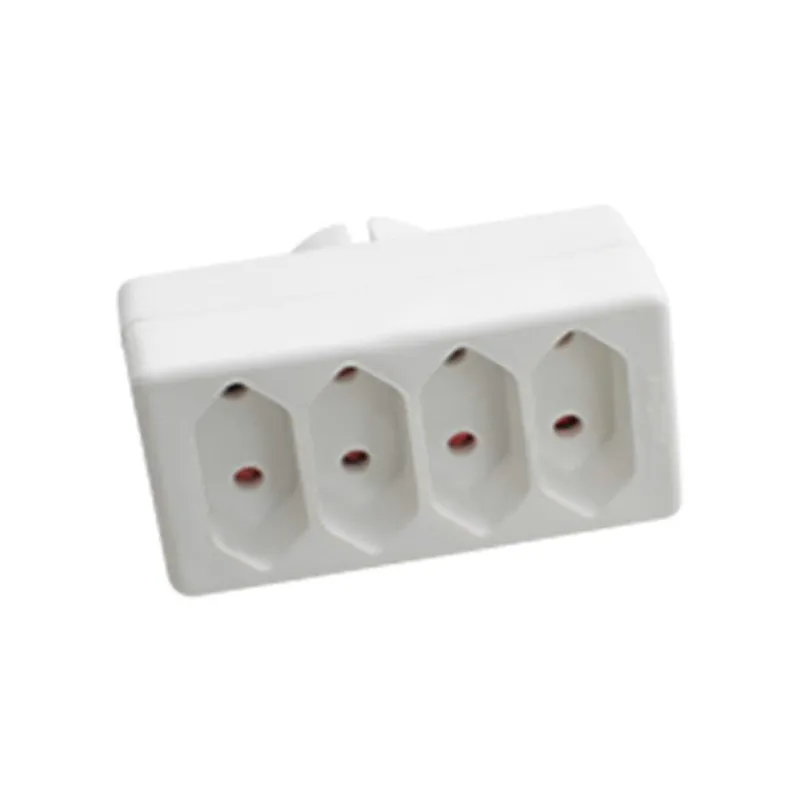 Rozgałęźnik 4X 10A 250V V-TAC VT-1004 - Biały