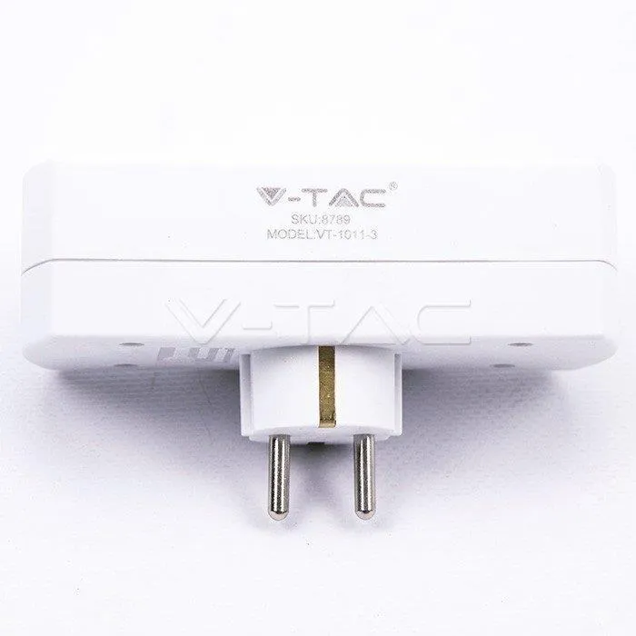 Rozgałęźnik 3X 16A 250V V-TAC VT-1011
