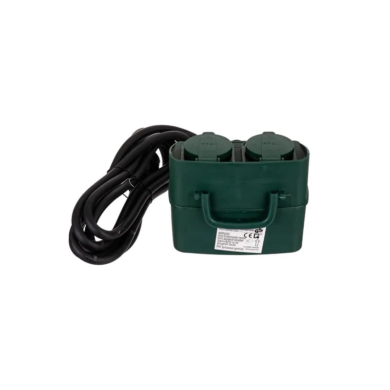 Gniazda Ogrodowe V-TAC 4 Gniazda 3m Szpilka Do Wbijania IP44 Schuko VT-1114-3