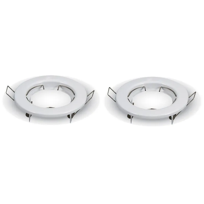 Oczko V-TAC GU10 Okrągłe Stałe (Opak. 2 Szt) VT-778-WH - Białe