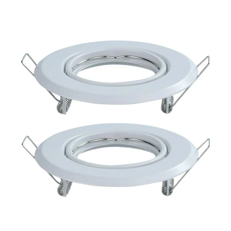 Oczko V-TAC GU10 Okrągłe Ruchome (Opak. 2 Szt) VT-817-RD-W - Białe