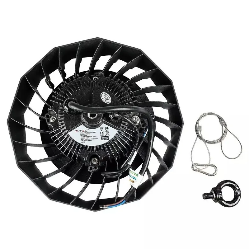 Oprawa LED High Bay V-TAC SAMSUNG CHIP 100W Mean Well 1-10V 120ST 180LM/W VT-9-102 6400K 18000LM 5 Lat Gwarancji