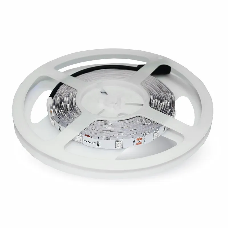 Taśma LED V-TAC 12V SMD5050 150LED IP20 4W/M VT-5050 30-IP20 RGB