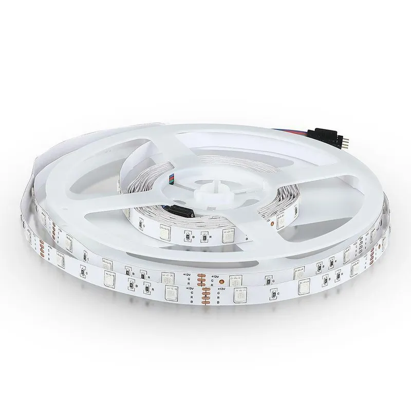 Taśma LED V-TAC 12V SMD5050 150LED IP20 4W/M VT-5050 30-IP20 RGB