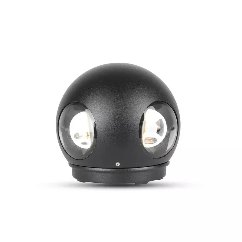 Kinkiet Ścienny V-TAC 4W LED Okrągły IP65 VT-834-B 4000K 428LM - Czarny