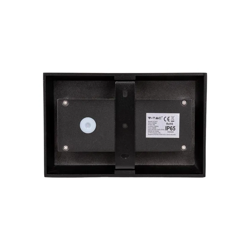 Kinkiet Ścienny V-TAC 9W LED Góra Dół BRIDGELUX CHIP IP54 VT-815 4000K 1280LM - Czarny