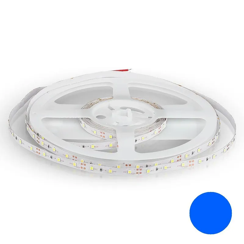 Taśma LED V-TAC 12V SMD3528 300LED IP20 3,2W/M VT-3528 60-IP20 Kolor - Niebieski