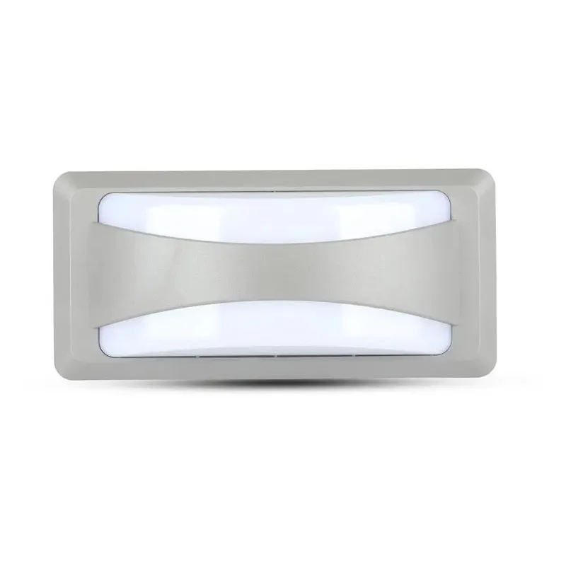 Oprawa Ścienna V-TAC 12W LED IP65 VT-8058 4000K 1160LM - Szara