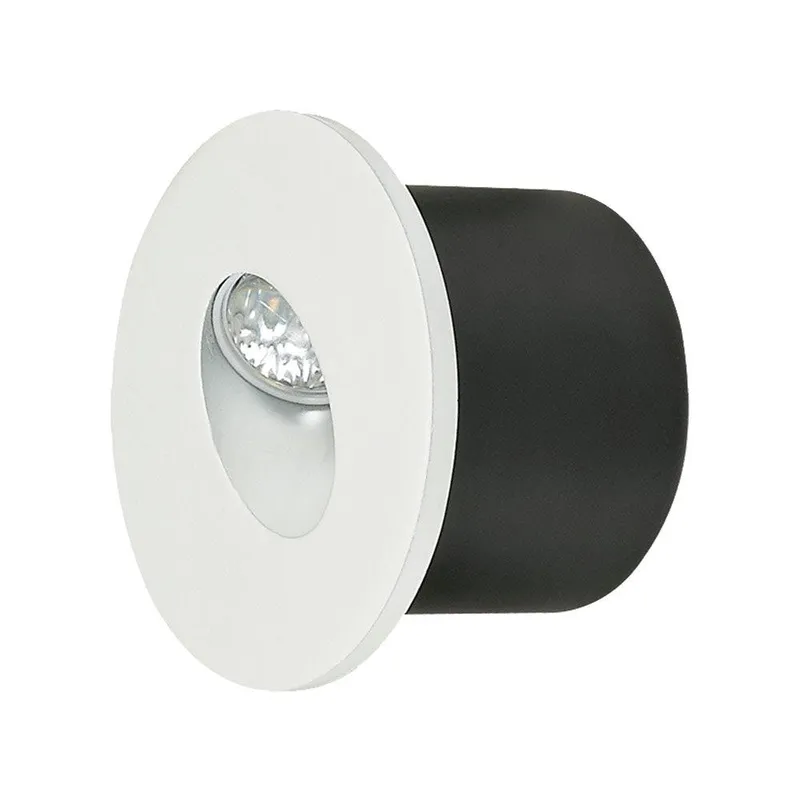 Oprawa Schodowa 3W LED V-TAC Okrągła 230V VT-1109 3000K 270LM - Biała