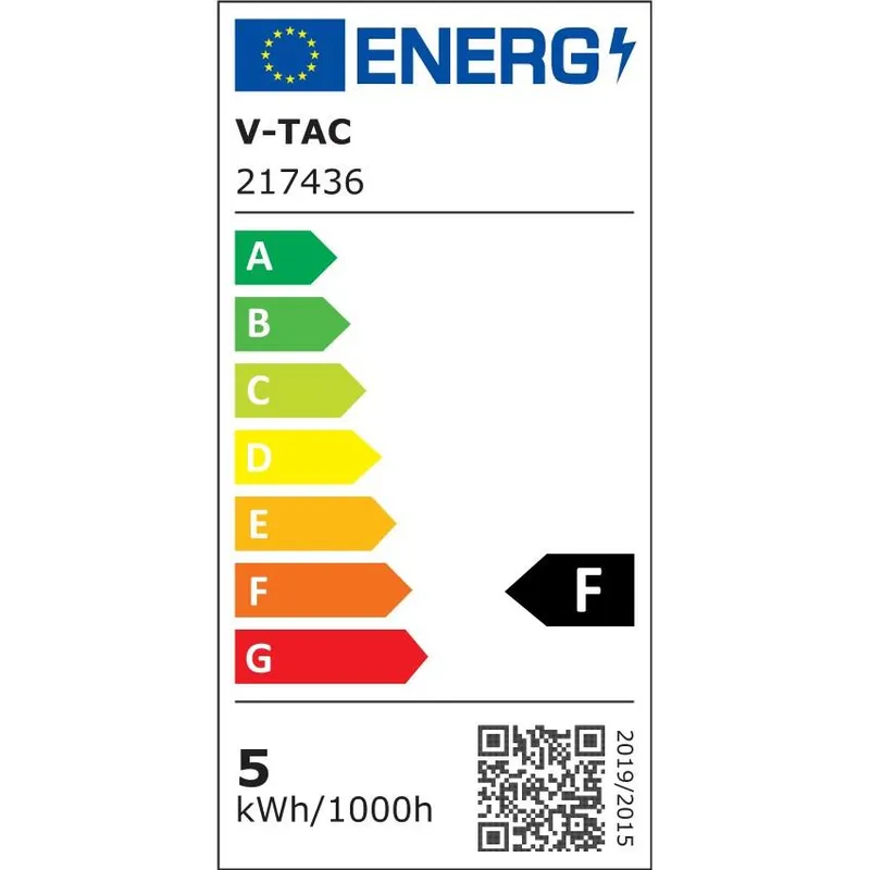 Girlanda Ogrodowa V-TAC (Sznur) LED 5 Metrów 10 Żarówek 0,5W VT-70510 3000K 480LM