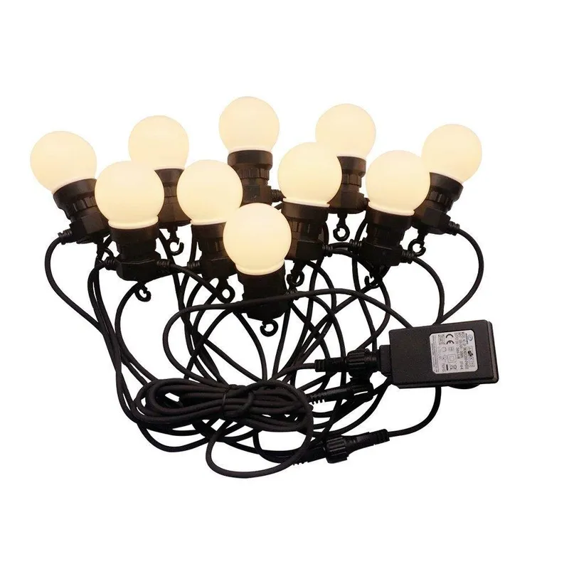 Girlanda Ogrodowa V-TAC (Sznur) LED 5 Metrów 10 Żarówek 0,5W VT-70510 3000K 480LM