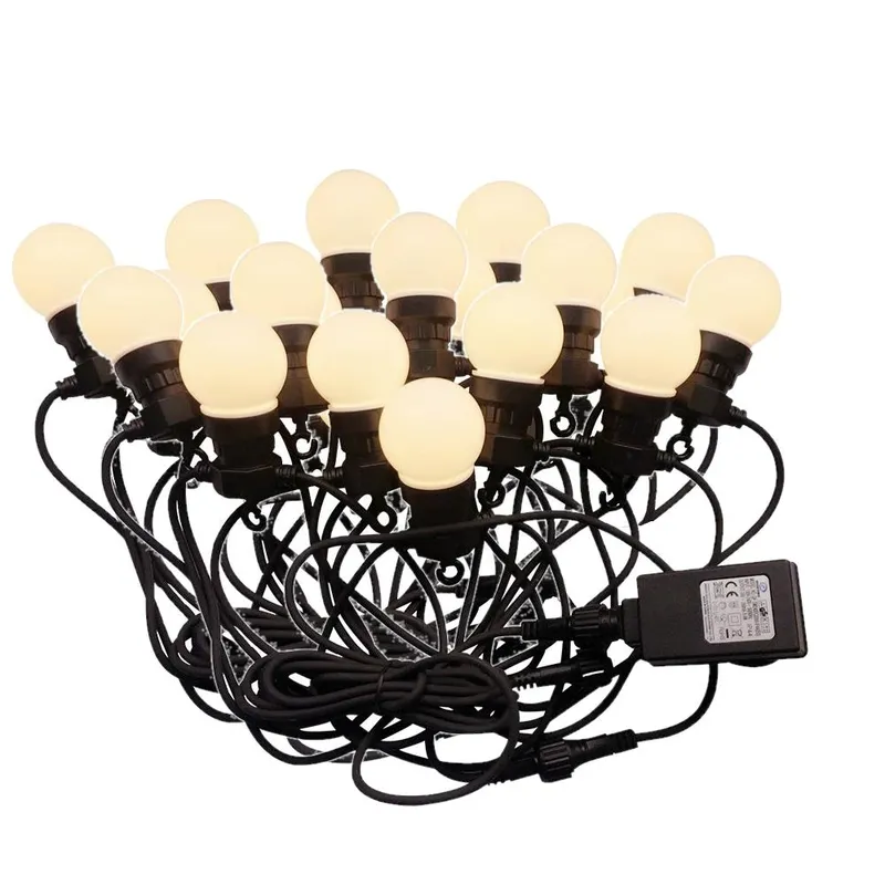 Girlanda Ogrodowa V-TAC (Sznur) LED 10 Metrów 20 Żarówek 0,5W IP44 VT-71020 3000K 960LM