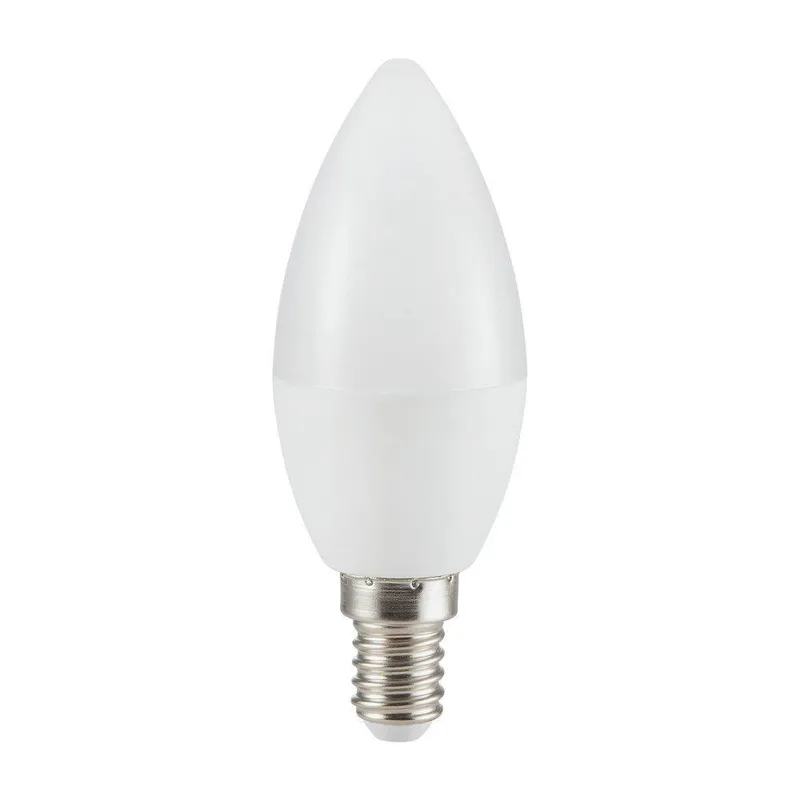 Żarówka LED V-TAC 4.5W E14 Świeczka (Opak. 6szt) VT-2246 6400K 470LM