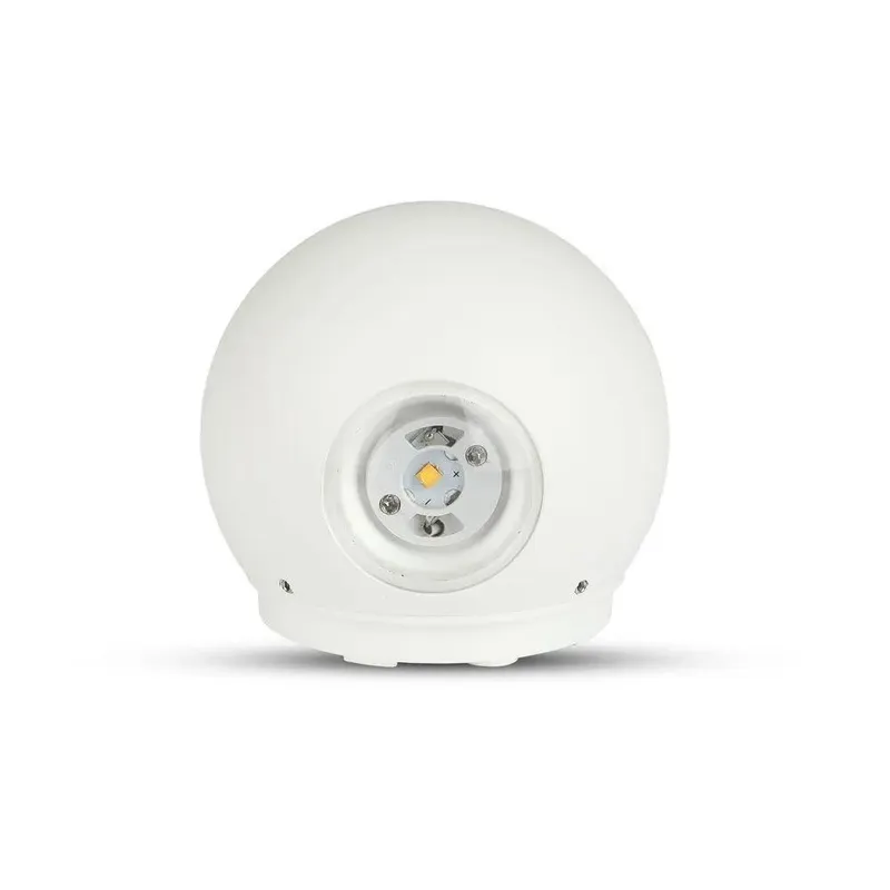 Kinkiet Ścienny V-TAC 4W LED Okrągły IP65 VT-836-W 4000K 476LM - Biały