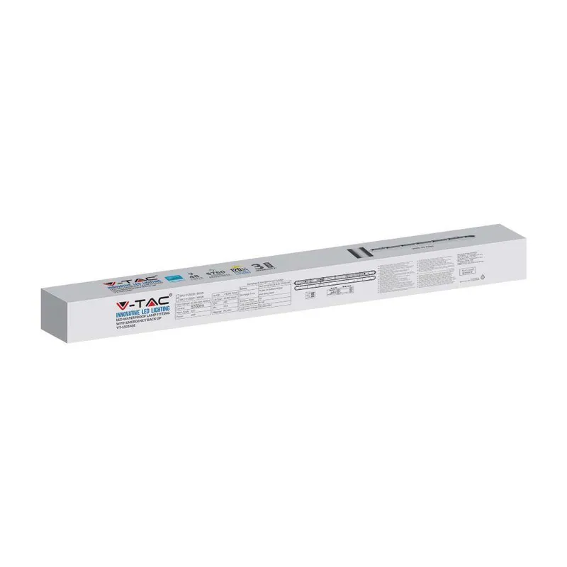 Oprawa Hermetyczna LED V-TAC SAMSUNG CHIP M-Series 48W 150cm Układ Awaryjny VT-150148 4000K 5760LM 3 Lata Gwarancji