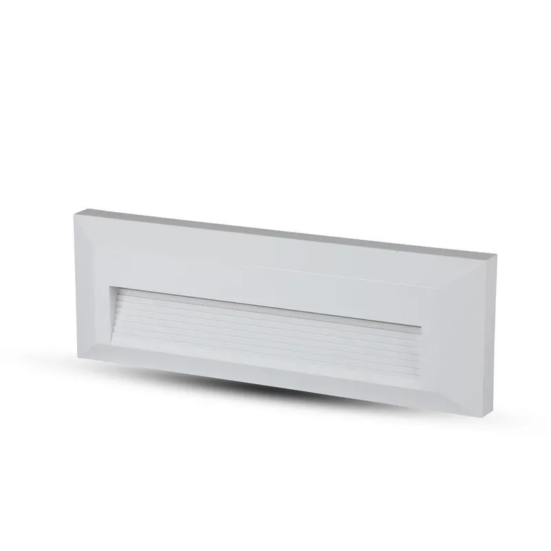 Oprawa Schodowa 3W LED V-TAC Prostokąt 230V IP65 VT-1162 4000K 110LM - Biała