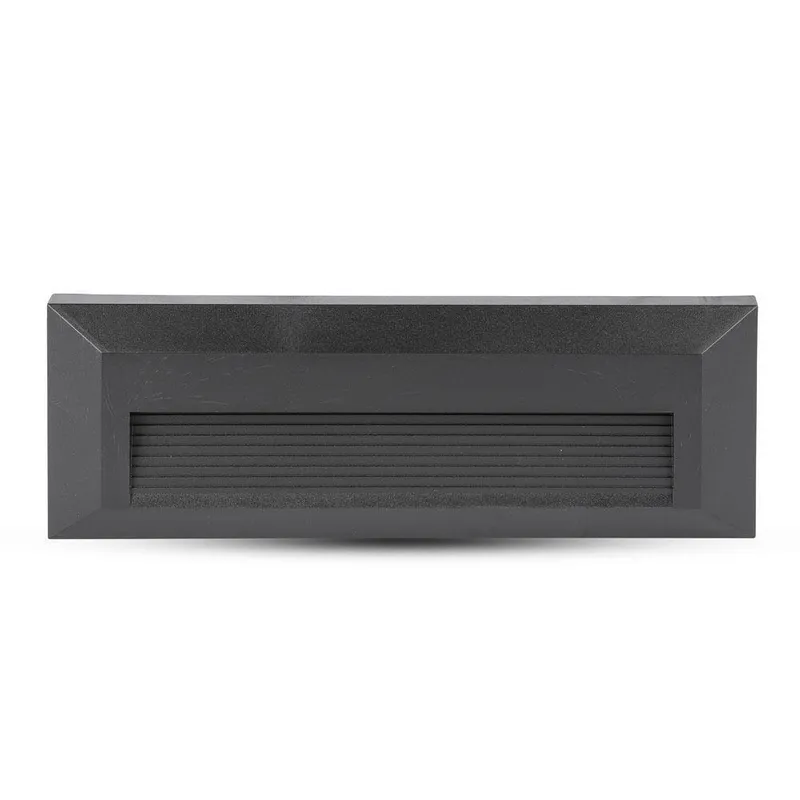 Oprawa Schodowa 3W LED V-TAC Prostokąt 230V IP65 VT-1162 3000K 110LM - Czarna