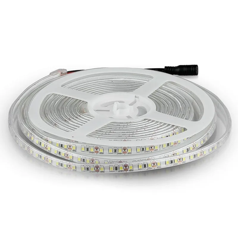 Taśma LED V-TAC 12V SMD3528 600LED IP65 Rękaw 8W/M VT-3528 120-IP65 6500K