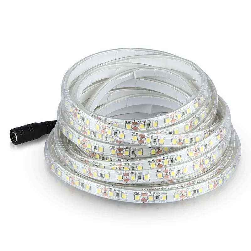 Taśma LED V-TAC 12V SMD3528 600LED IP65 Rękaw 8W/M VT-3528 IP65 3000K 800LM