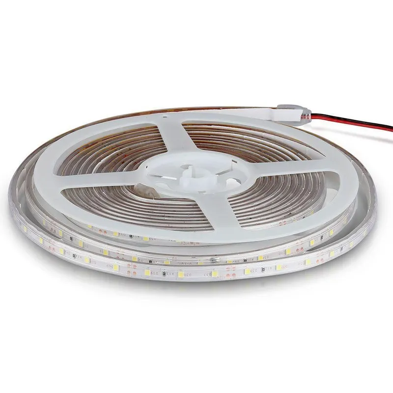 Taśma LED V-TAC 12V SMD3528 300LED IP65 Rękaw 4,2W/M VT-3528 IP65 4000K 420LM