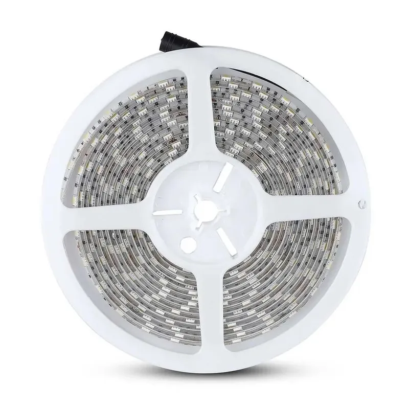 Taśma LED V-TAC 12V SMD5050 300LED IP65 Rękaw 11W/M VT-5050 IP65 3000K 900LM
