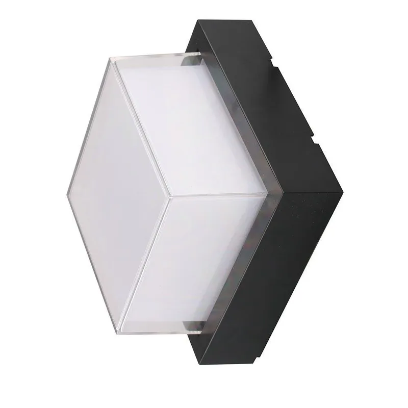 Oprawa V-TAC 12W LED IP65 Kwadrat VT-828 3000K 1200LM - Czarny