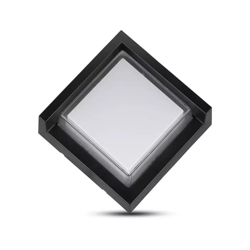 Oprawa Ścienna V-TAC 7W LED Kwadrat IP65 VT-831 3000K 670LM - Czarna