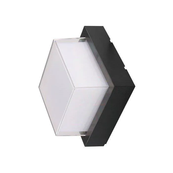 Oprawa V-TAC 7W LED Kwadrat IP65 VT-831 3000K 700LM - Czarna
