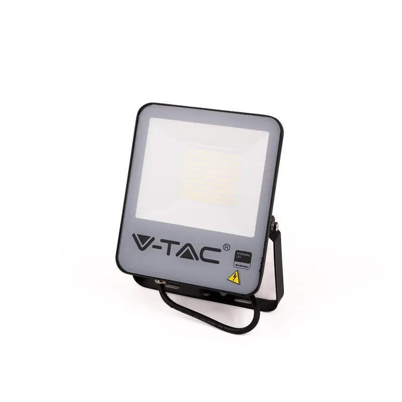 Naświetlacz LED V-TAC 50W SAMSUNG CHIP 137LM/W Evolution VT-52 6500K 6850LM 5 Lat Gwarancji - Czarny