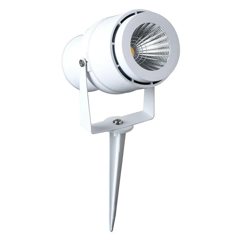 Oprawa Gruntowa Ogrodowa Wbijana LED V-TAC 12W VT-857-W 3000K 920LM - Biała