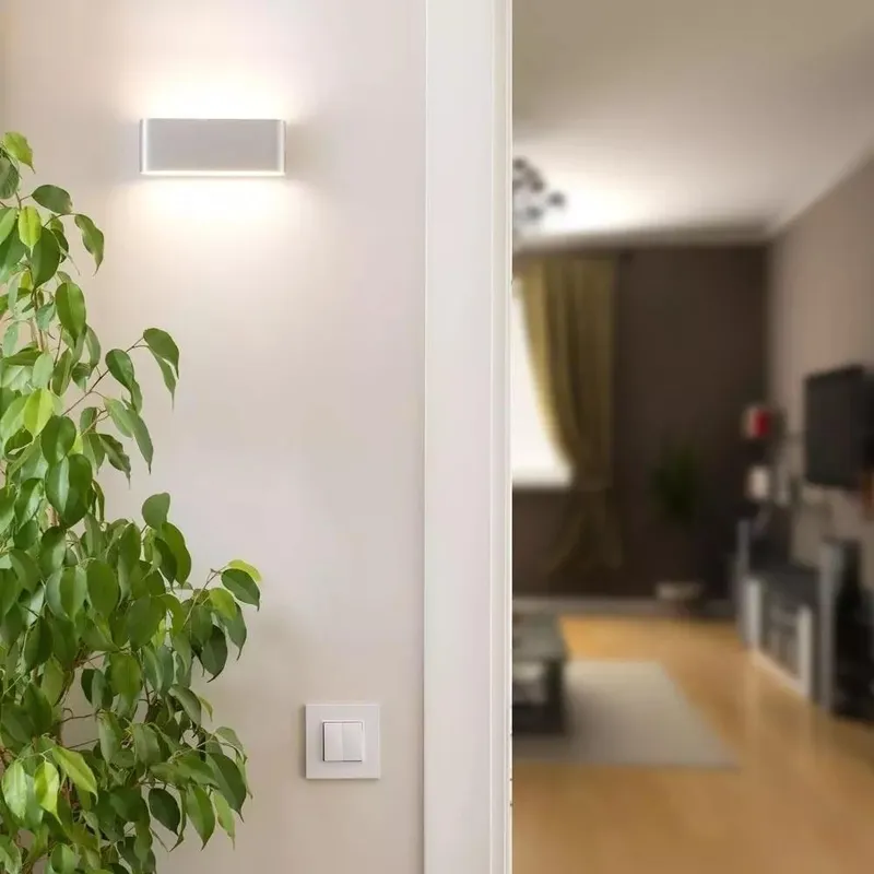 Oprawa Ścienna V-TAC 12W LED Góra Dół IP65 VT-8057 6400K 1150LM - Szara