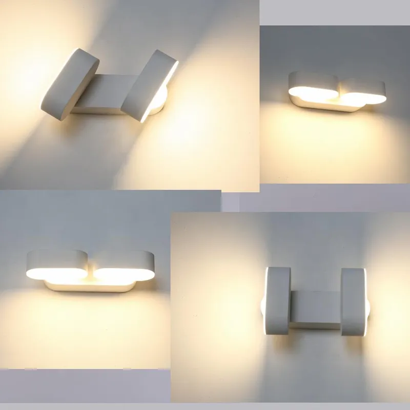 Kinkiet Ścienny V-TAC 12W LED Obrotowy 350ST VT-814-W 3000K 1444LM - Biały
