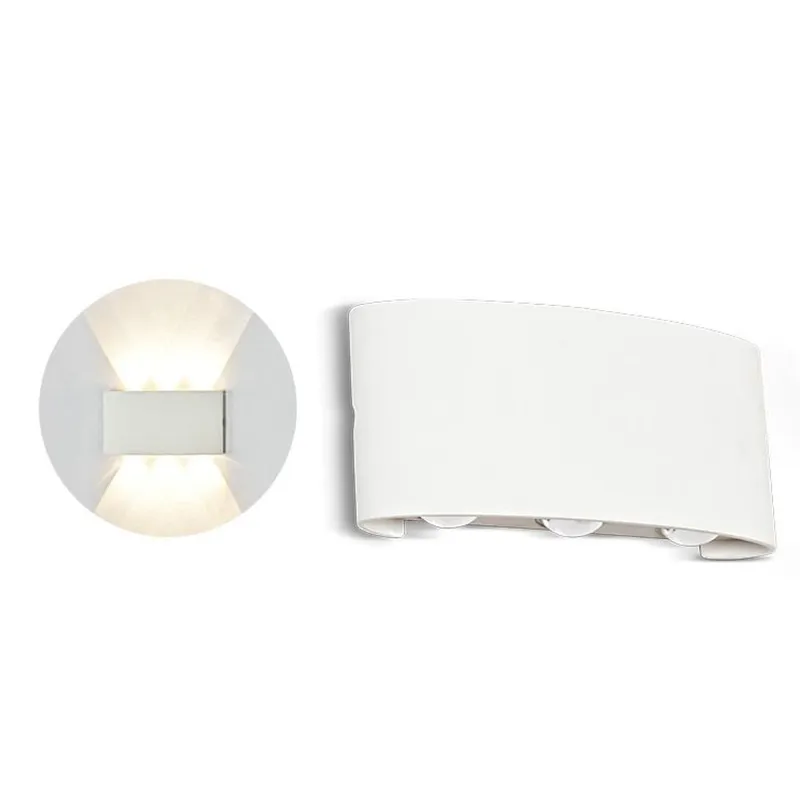 Oprawa Ścienna Góra Dół V-TAC 5W LED IP54 VT-846 4000K 630LM - Biała