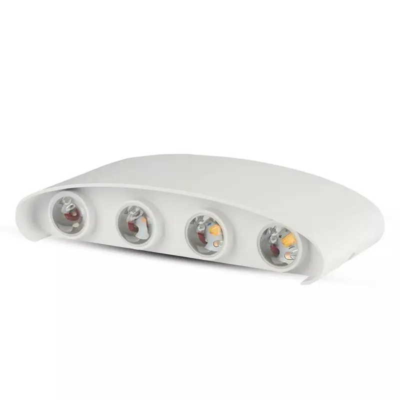 Oprawa Ścienna Góra Dół V-TAC 8W LED IP54 VT-848 4000K 940LM - Biała