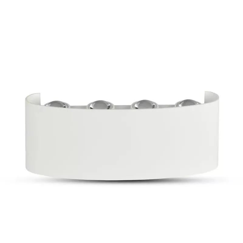 Oprawa Ścienna Góra Dół V-TAC 8W LED IP54 VT-848 4000K 940LM - Biała