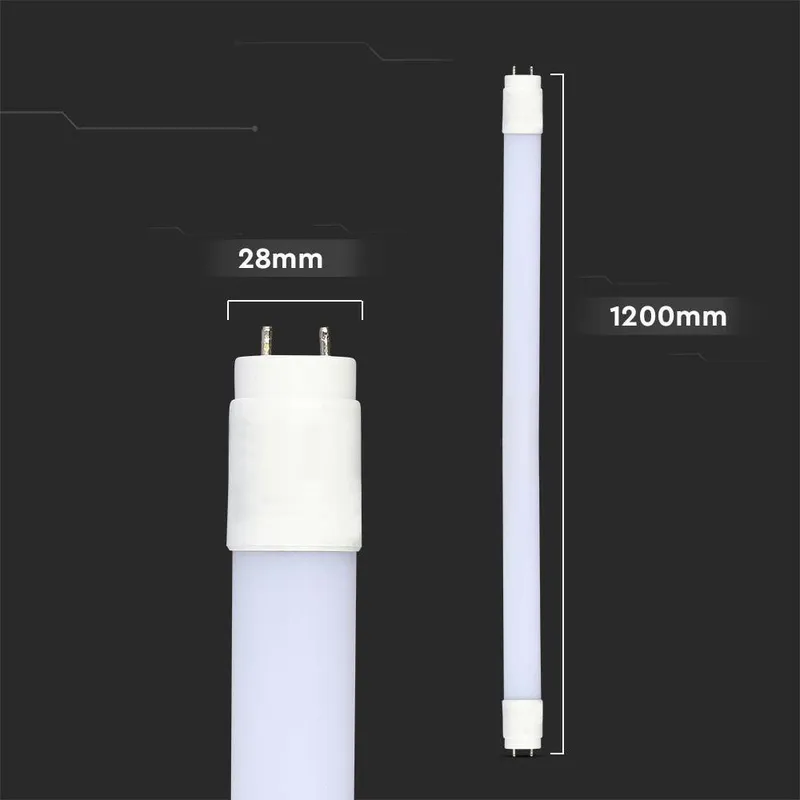 Tuba Świetlówka LED T8 V-TAC SAMSUNG CHIP 120cm 16.5W G13 Nano Plastic VT-122 4000K 1850LM 5 Lat Gwarancji
