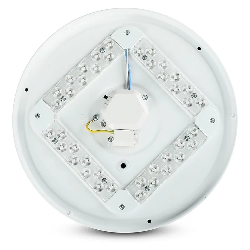 Oprawa Sufitowa Plafoniera V-TAC 12W LED Mleczny Zmiana Koloru CCT FI.255 VT-8412 3000K-6400K 1200LM