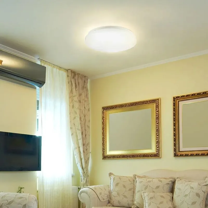 Oprawa Sufitowa Plafoniera V-TAC 12W LED Mleczny Zmiana Koloru CCT FI.255 VT-8412 3000K-6400K 1200LM