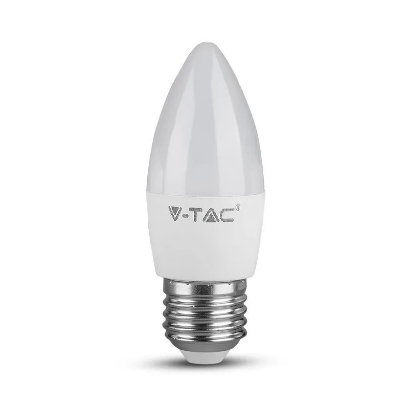 Żarówka LED V-TAC 4,5W E27 Świeczka VT-1821 6500K 470LM
