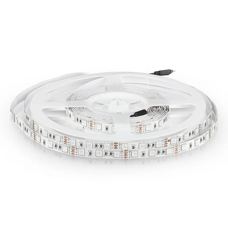 Taśma LED V-TAC 12V SMD5050 300LED IP20 7W/M VT-5050 IP20 RGB