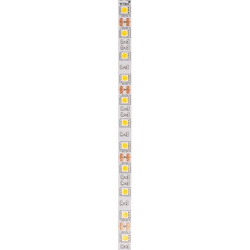 Taśma LED V-TAC 12V SMD5050 300LED IP20 11W/M VT-5050 60-IP20-11 Kolor - Zielony