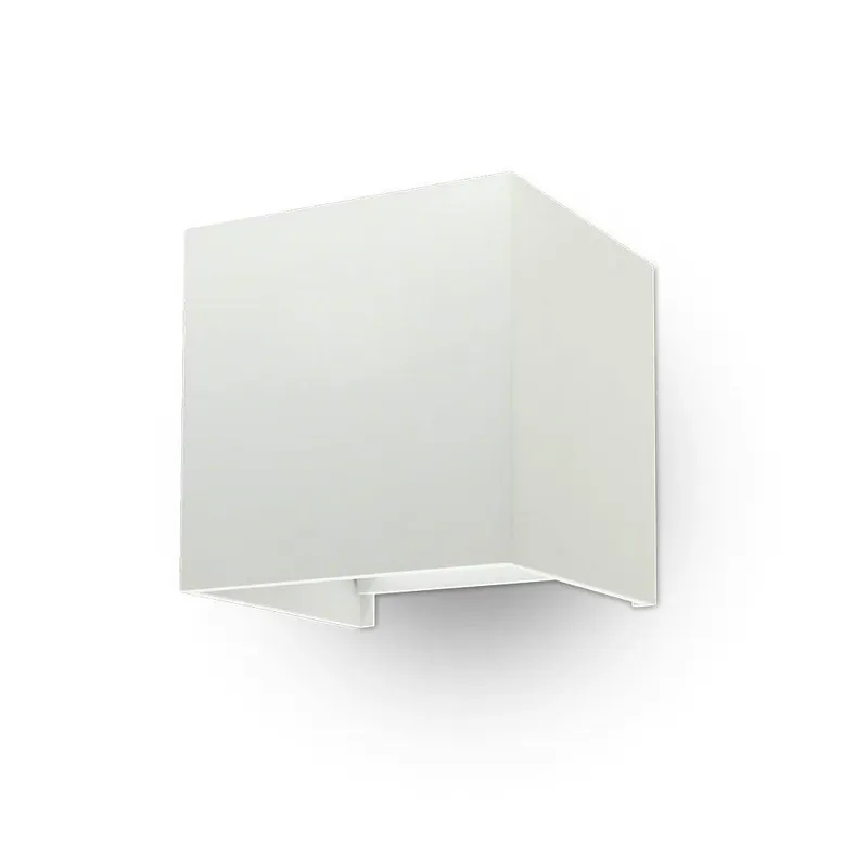 Oprawa Ścienna V-TAC 11W LED Góra Dół Regulowana Chip BRIDGELUX Kwadrat IP65 VT-759-12-W 3000K 1360LM - Biały