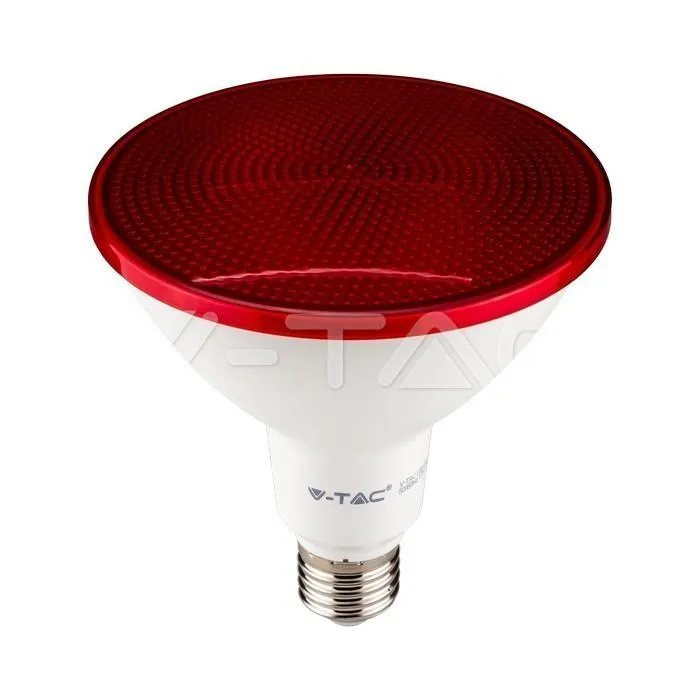 Żarówka LED V-TAC 17W PAR38 E27 IP65 VT-1227 Kolor 1300LM - Czerwony