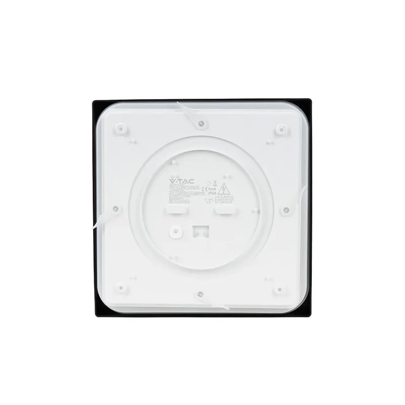 Oprawa Sufitowa Plafoniera V-TAC 30W LED Kwadrat IP44 42x42cm VT-8630B-SQ 6500K 3000LM - Czarny