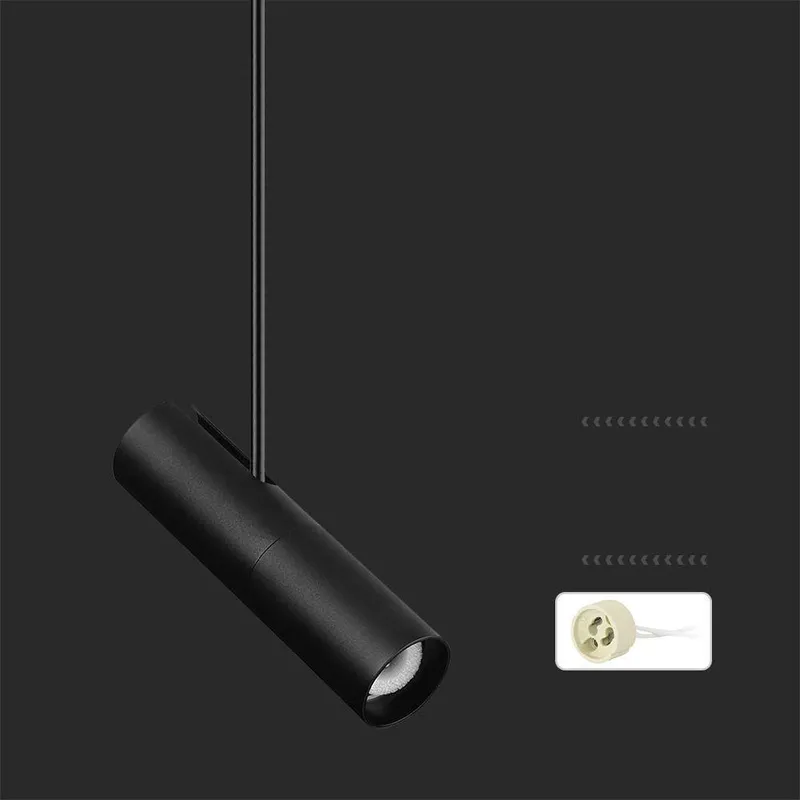 Oprawa Sufitowa V-TAC GU10 Regulowana 830-1170MM VT-7900 3 Lata Gwarancji - Czarna