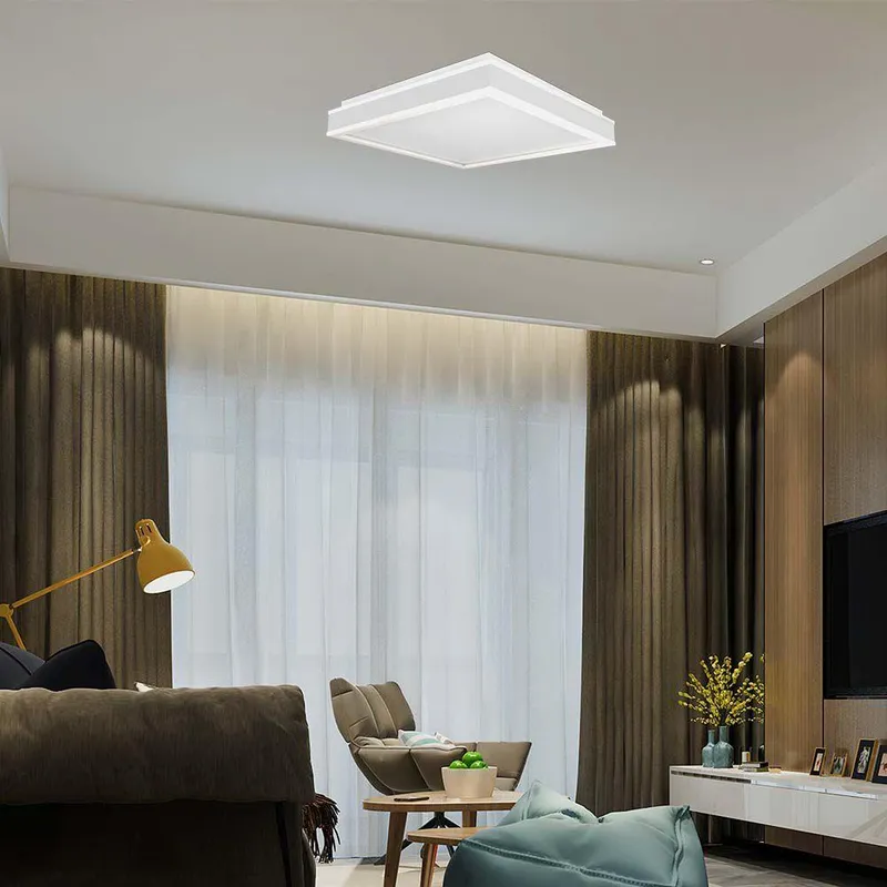 Oprawa Sufitowa Plafoniera V-TAC 38W LED Triac 3w1 Kwadrat 40x40cm VT-7757-W 4000K 4000LM - Biały