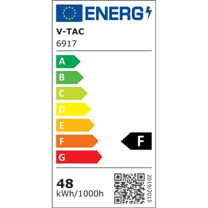 Oprawa Sufitowa Plafoniera V-TAC 48W LED Triac 3w1 Kwadrat 50x50cm VT-7758 4000K 4480LM - Czarny